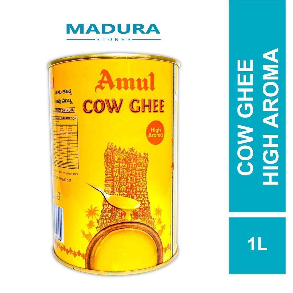 Amul Cow Ghee High Aroma 1L (Minyak Sapi)