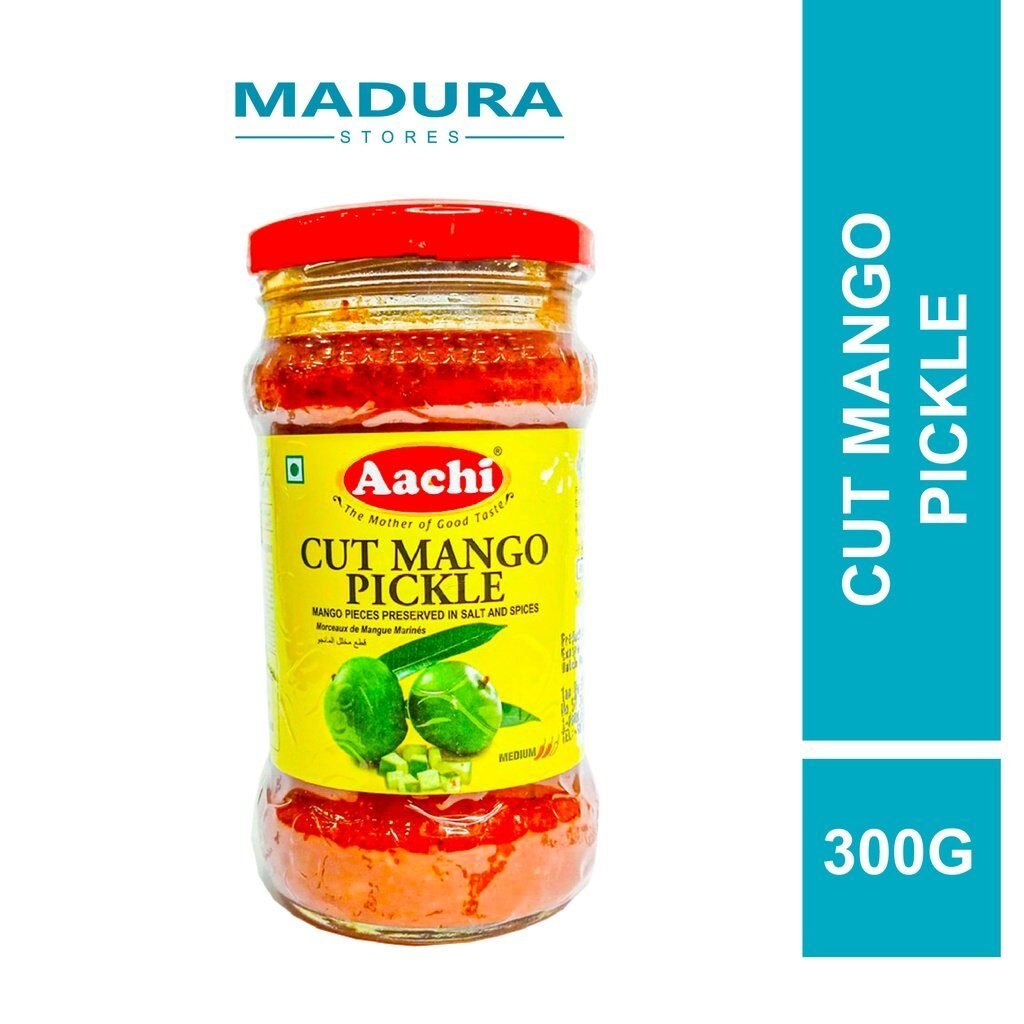Aachi Cut Mango Pickle 300g (Acar Mangga Dipotong)