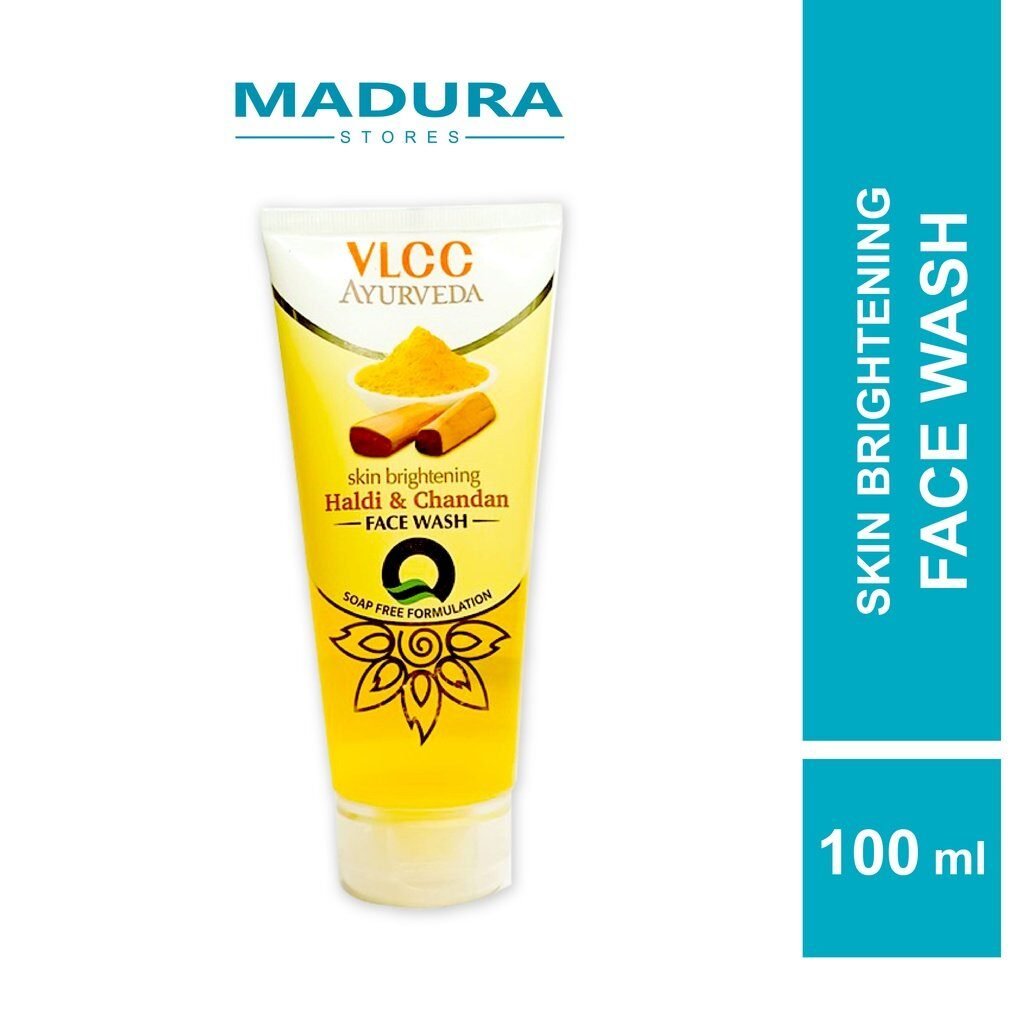 VLCC Ayurvedic Skin Brightening Haldi & Chandan Face Wash 100ml