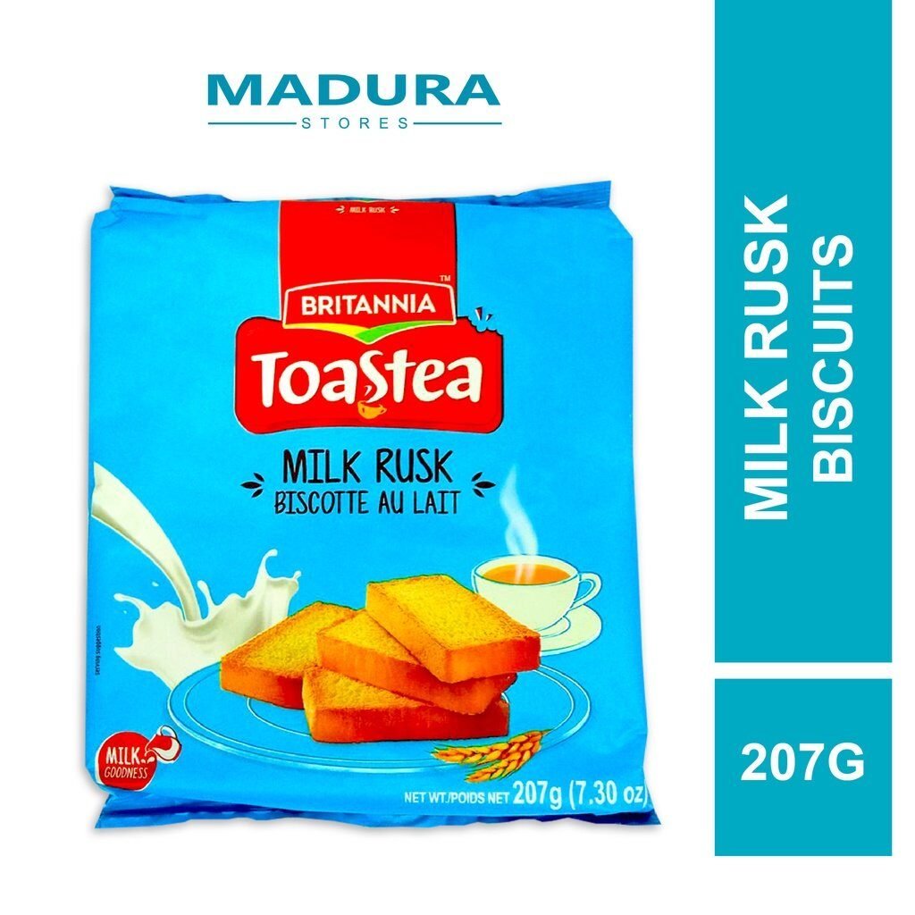 Britannia Milk Rusk Biscotte Au Lait 207g