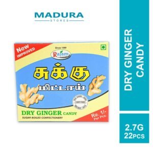 Rajam Dry Ginger Candy 2.7g (22 pcs)