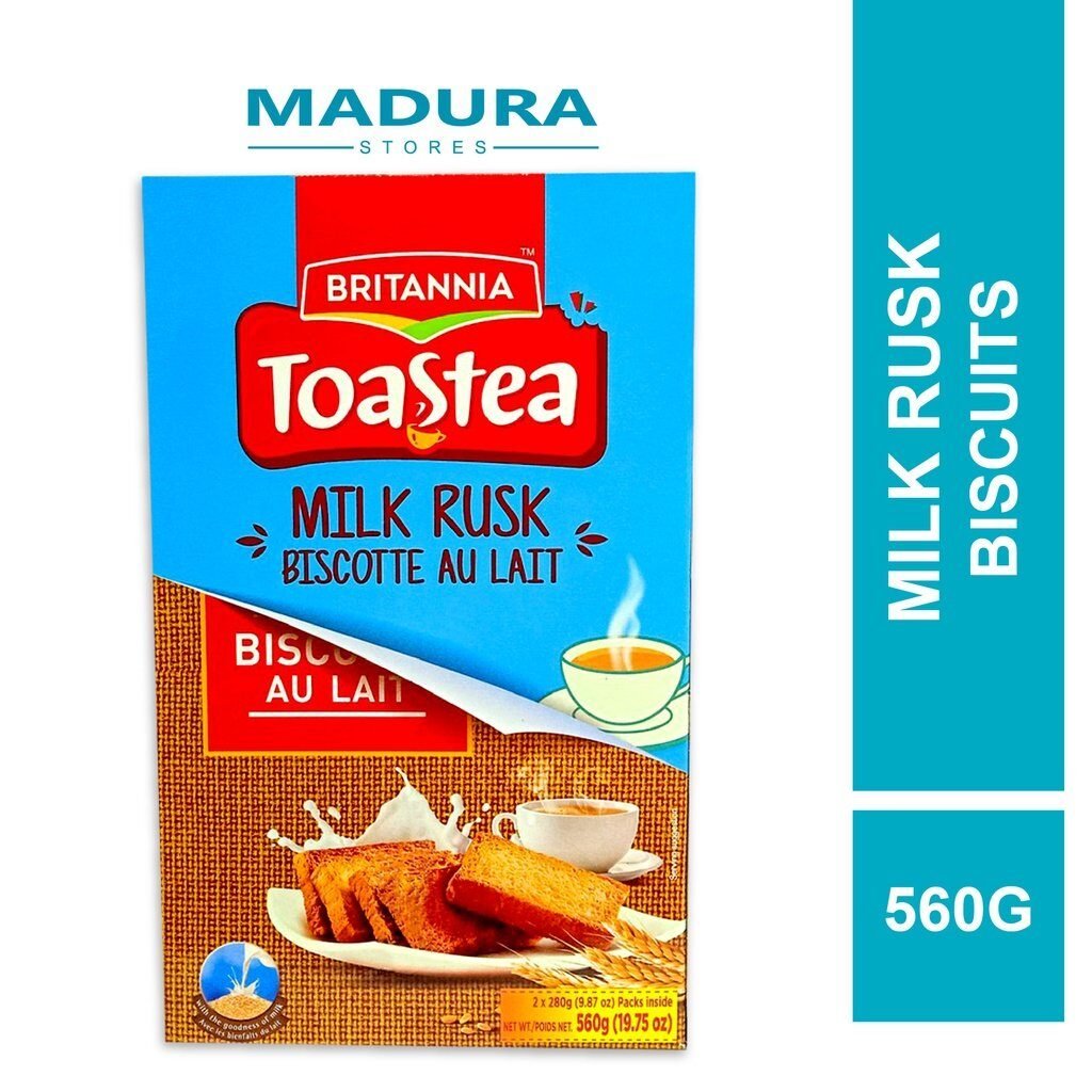 Britannia Milk Rusk Light ,Crisp,Delicious Toast 560g