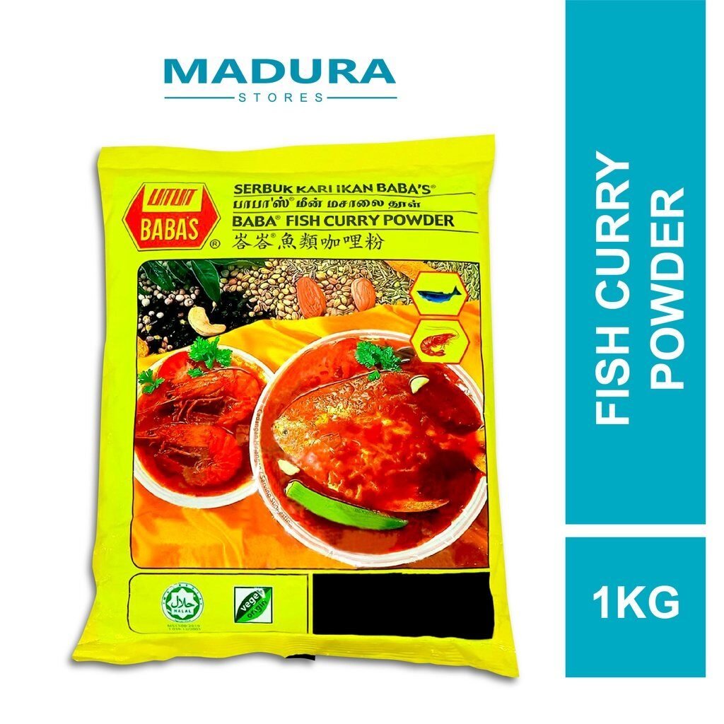 Baba's Fish Curry Powder 1kg (Serbuk Kari Ikan)