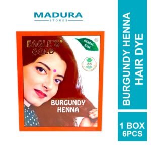 Eagles Gold Burgundy Henna Hair Dye (1Box x 6pcs)