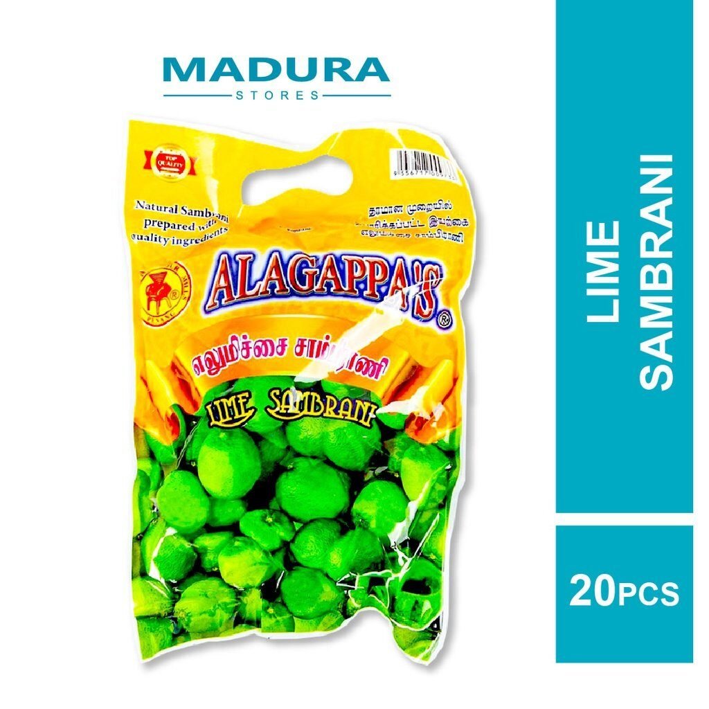 Alagappa's Lime Sambrani 20 Pieces