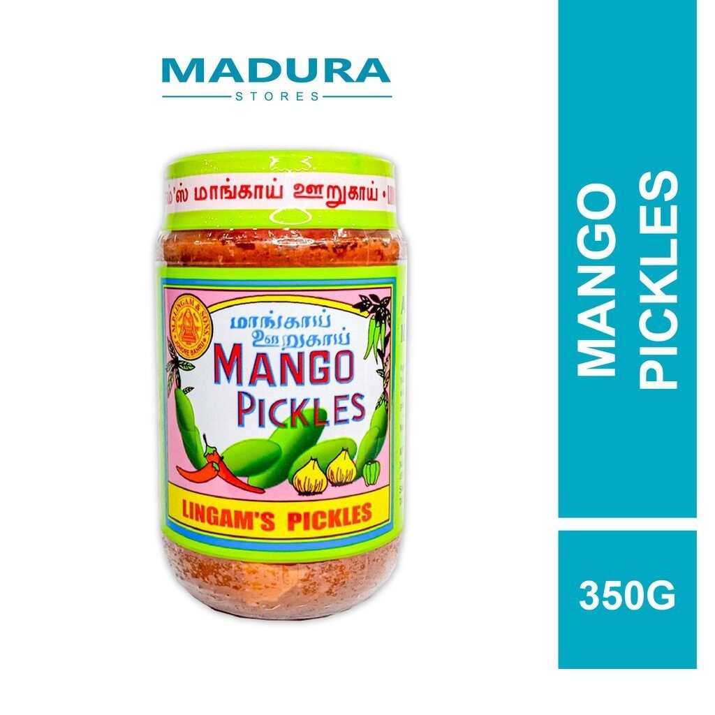 MP Lingam's Mango Pickles 350g (Acar Mangga)
