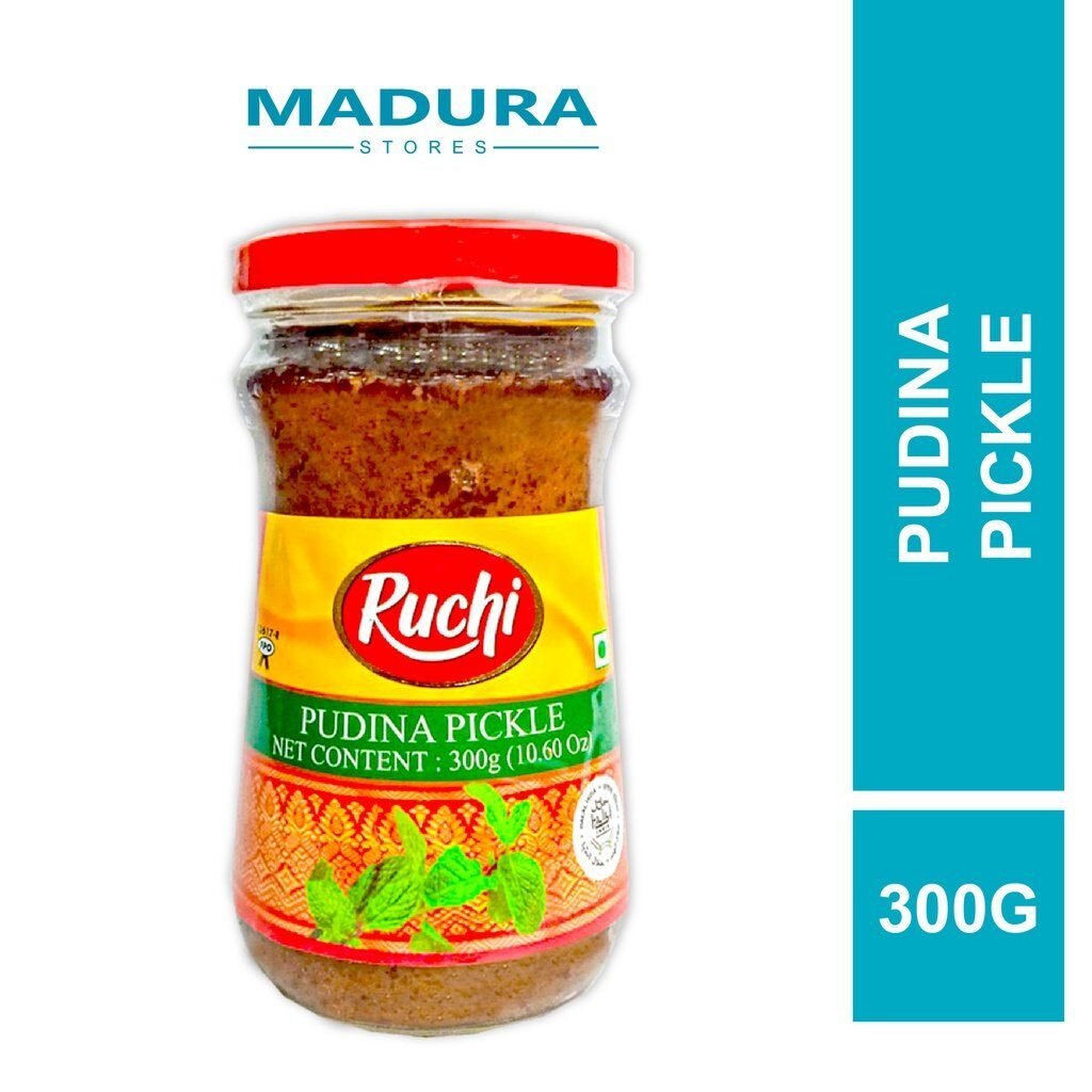 Ruchi Pudina Pickle 300g (Acar Daun Pudina)