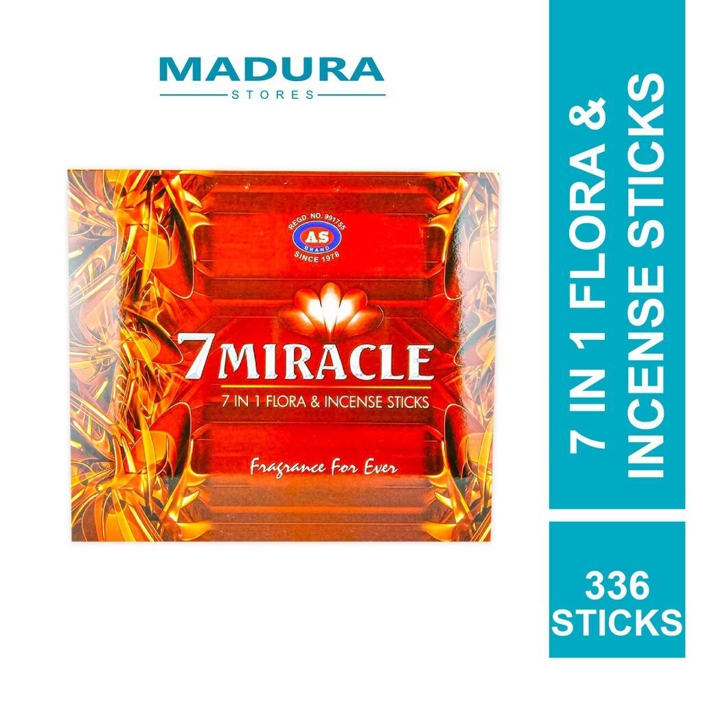 AS Miracle 7 in 1 Flora & Incense Sticks (336 Sticks)