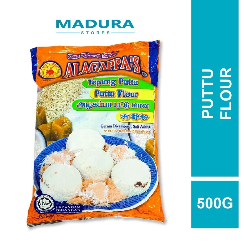 Alagappa's Puttu Flour 500g (Tepung Puttu Mayam)