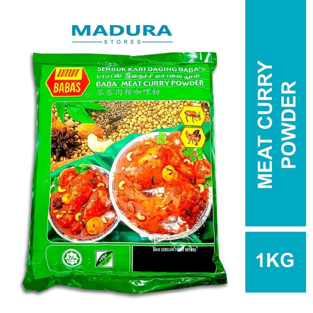 Baba's Meat Curry Powder 1kg (Serbuk Kari Daging)