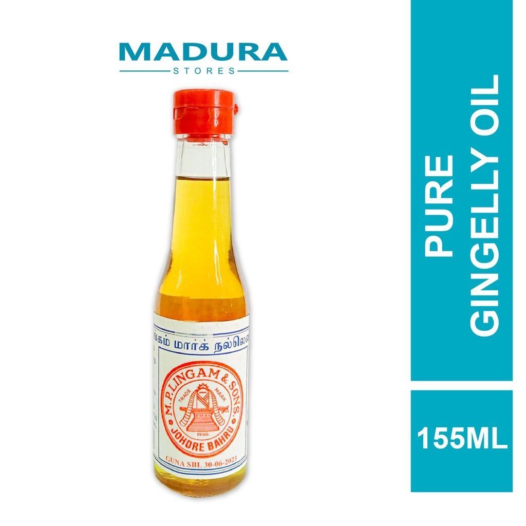 MP Lingam's Pure Gingelly Oil 155ml (Minyak Bijan)