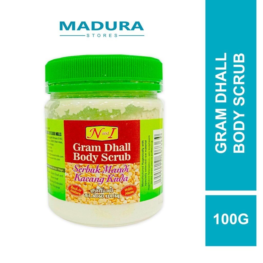 N and I Gram Dhall Body Scrub 100g (Scrub Badan)