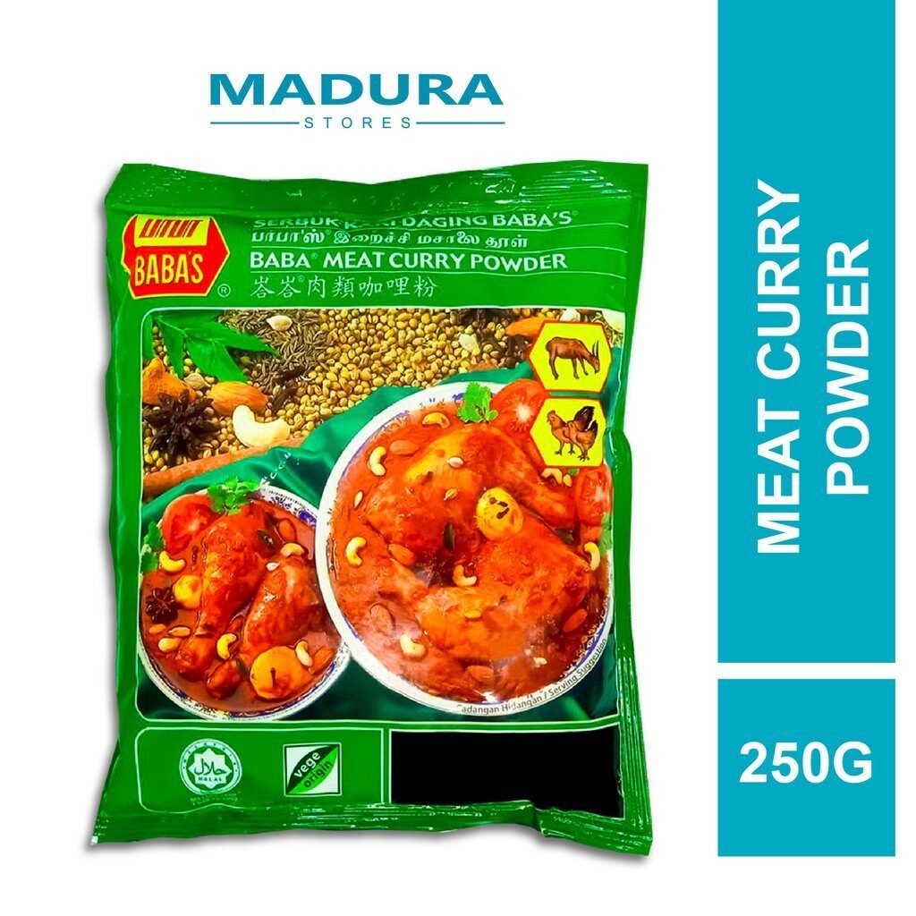 Baba's Meat Curry Powder 250g (Serbuk Kari Daging)