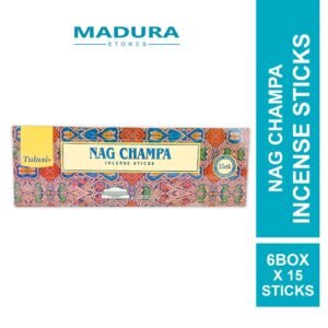 Tulasi Nag Champa Incense Stick (6 Units X 15 Sticks)