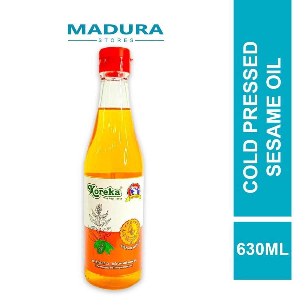 Koreka Cold Pressed Sesame Oil 630ml (Minyak Bijan)