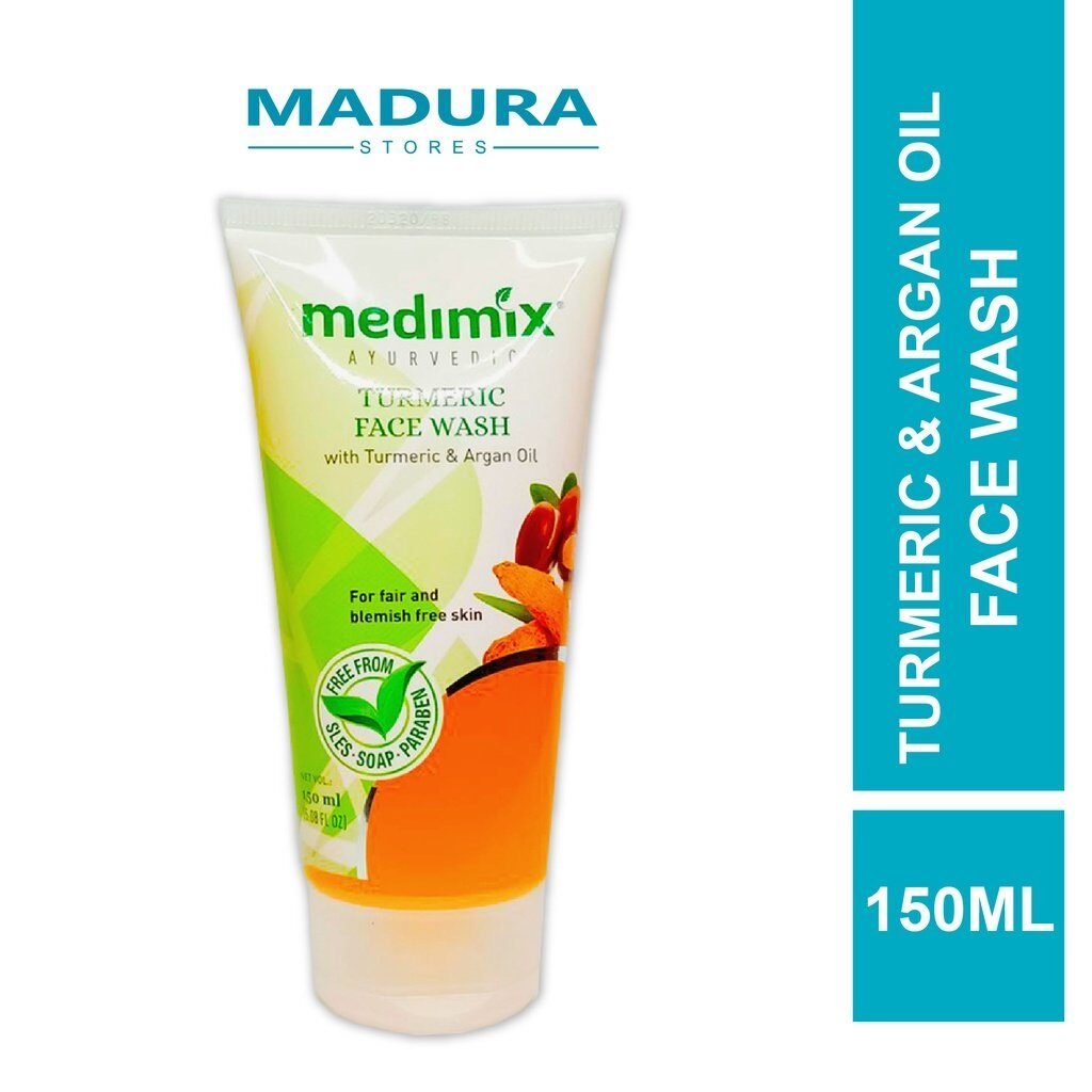 Medimix Ayurvedic Turmeric Face Wash with Turmeric & Argan Oil 150ml