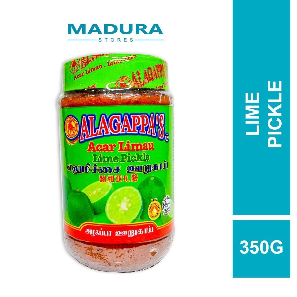 Alagappas's Lime Pickle 350g (Acar Limau)