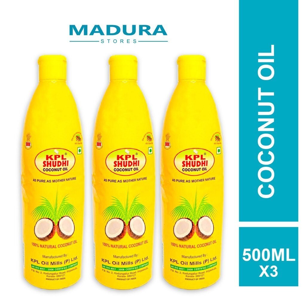 KPL Shudhi Coconut Oil 500ml x3