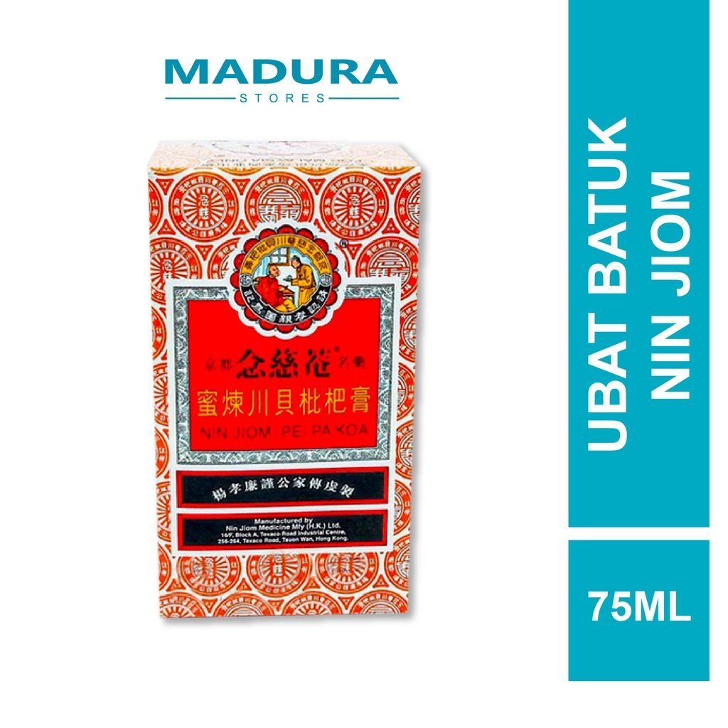 Ubat Batuk Nin Jiom 75ml / Madura