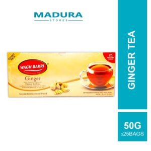 Wagh Bakri Ginger Tea Bags 25 Pieces 50g
