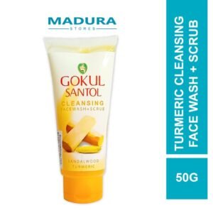 Gokul Santol Sandalwood Turmeric Cleansing Face Wash + Scrub 50g